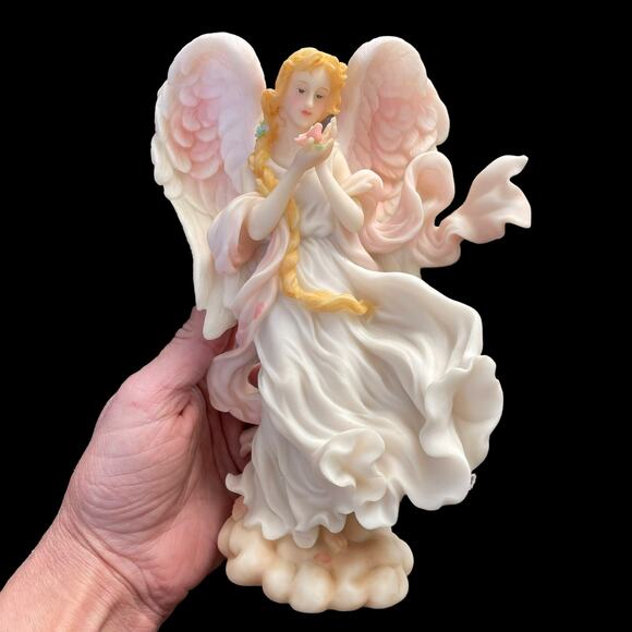 Roman Seraphim Classic Angel Diana Heavens Rose Wings Figure 78123 Vintage 1997 - Picture 1 of 16